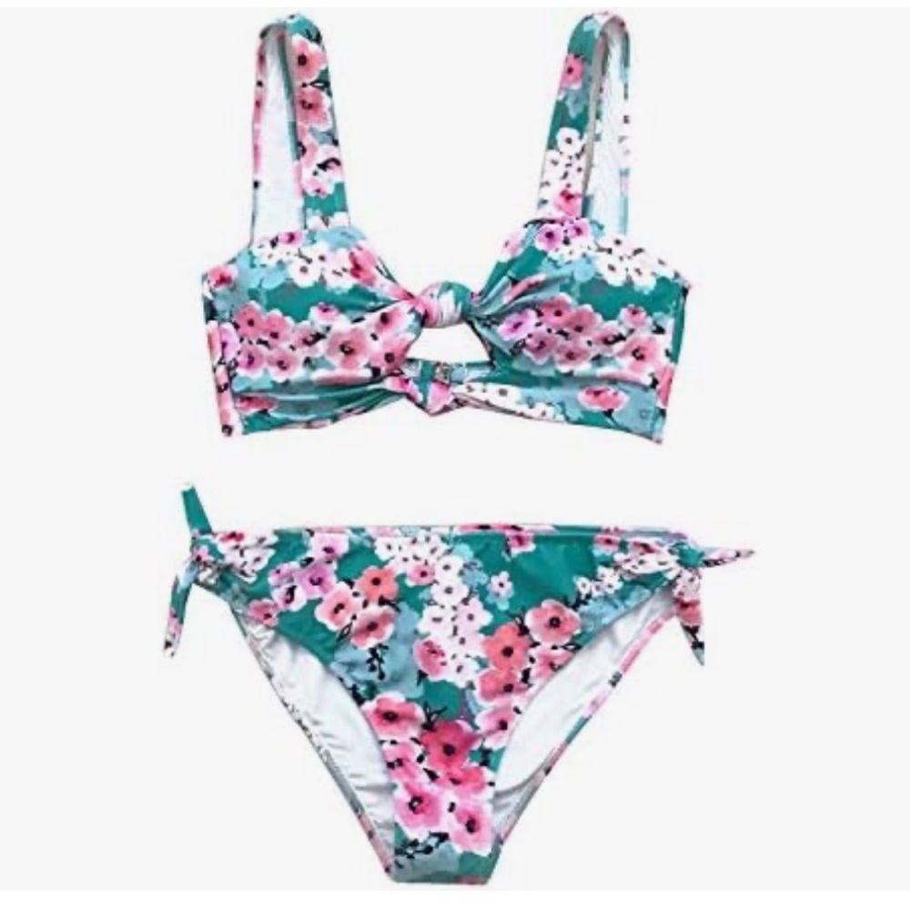 Cherry Blossom Double Knot Bikini - M